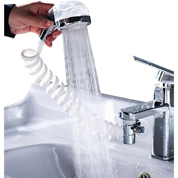 Dozator de sapun spuma 250 ml + Extensie dus pentru robinet