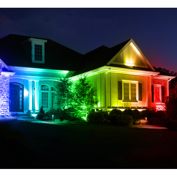 Proiector LED RGB - 15 culori + 4 jocuri de culori, 20W, IP65, telecomanda IR cu 24 taste